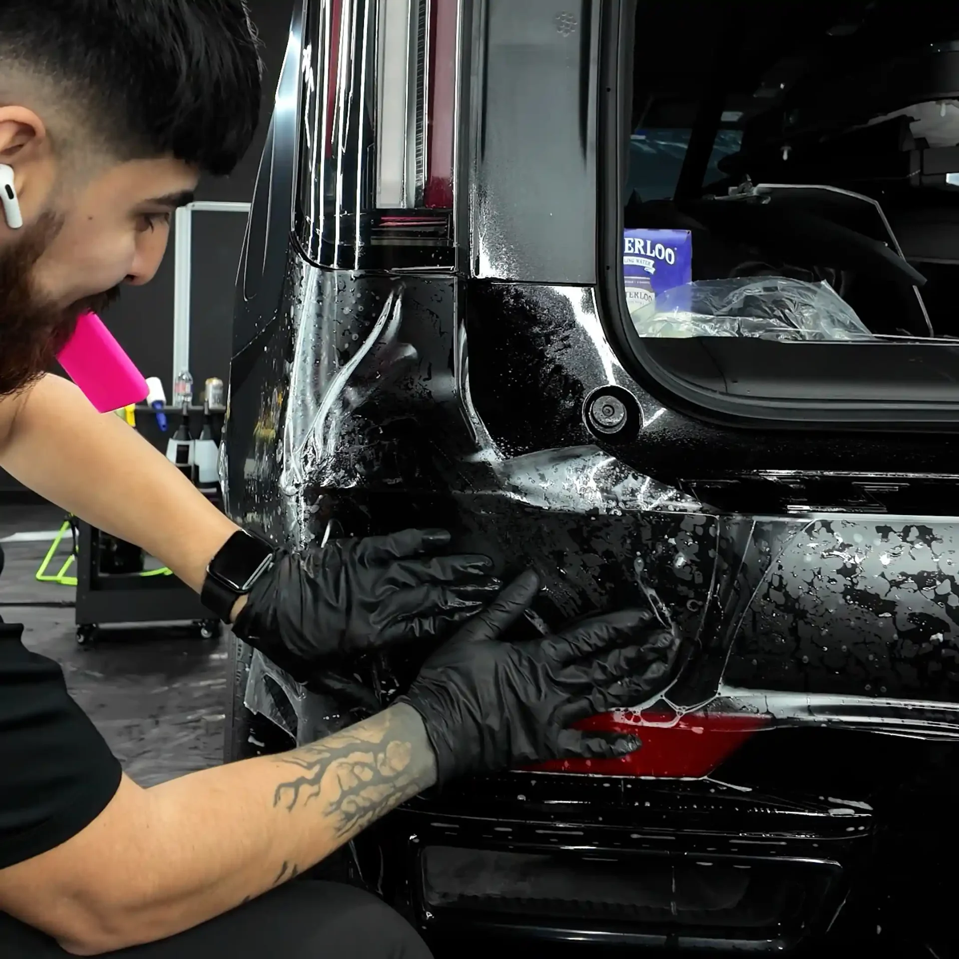 Cadillac being wrapped